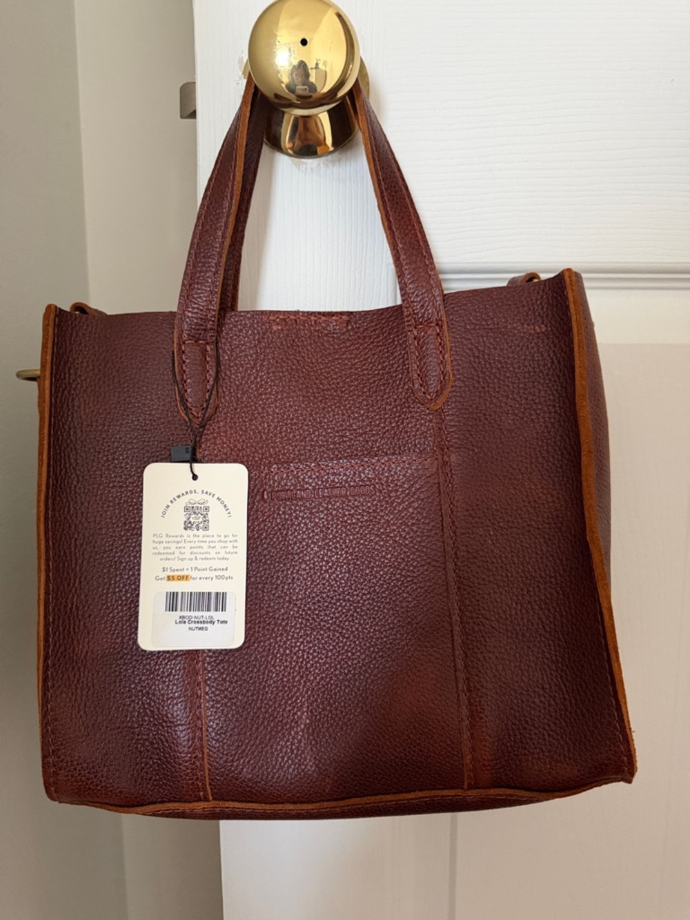 Portland Leather Lola Crossbody tote
